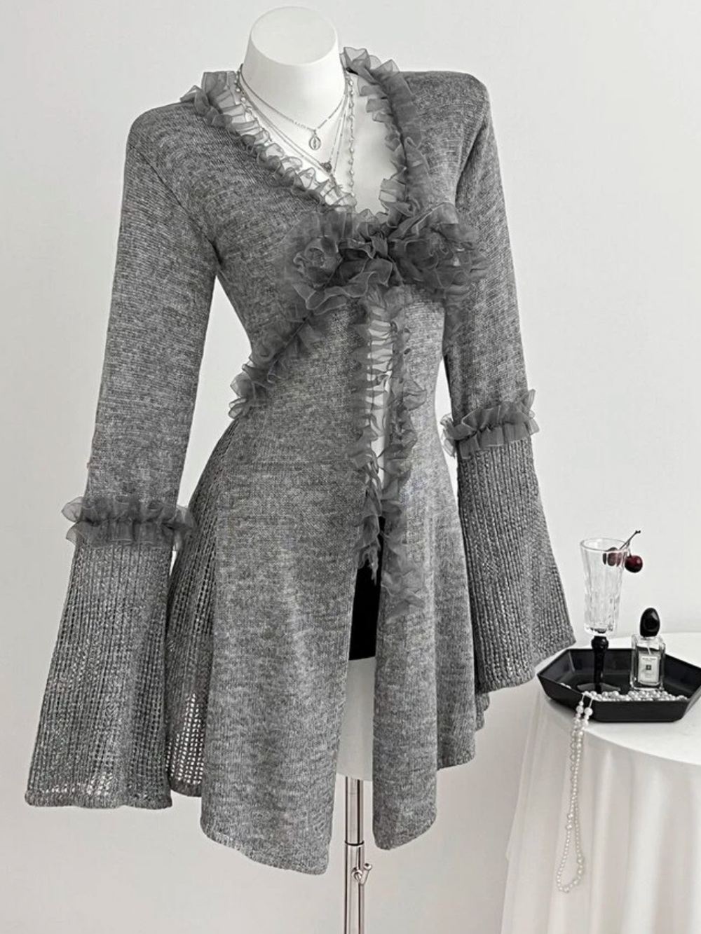 Women's Mesh Patchwork Casual Versatile Daily Wear Cardigan
